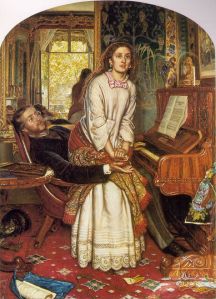 The awakening conscience, by William Holman Hunt (1853)