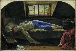 Henry Wallis: "The Death of Chatterton" (1856).