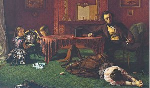 Past and Present 1 (The Infidelity Discovered). Augustus Leopold Egg, 1858. Λάδι σε καμβά Tate Gallery, Λονδίνο.