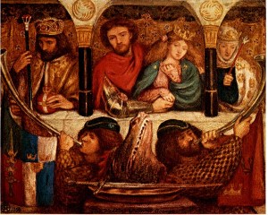 Dante Gabriel Rossetti. The Wedding of St. George. 1864. 