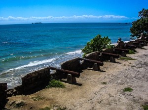 Τα κανόνια του Castillo San Carlos de Borromeo.  Pampatar, Isla Margarita.