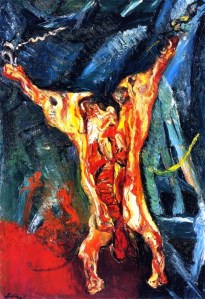 Chaïm Soutine: "Carcasse de boeuf". Λάδι (1925).