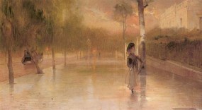 Η Λεωφόρος Βασιλίσσης Σοφίας μετά την βροχήν