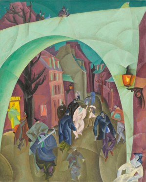 Lyonel Feininger Η Πράσινη Γέφυρα ΙΙ, 1916. Λάδι σε καμβά. 125.4 x 100.3 εκ.